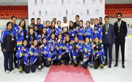 Indian Women’s Ice Hockey Team Wins Bronze at IIHF Asia Cup