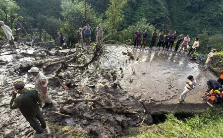 Natural Disaster in  jammu and kashmir— “11 Killed as Cloudburst Hits Ramban, Landslide Destroys Home in Reasi”