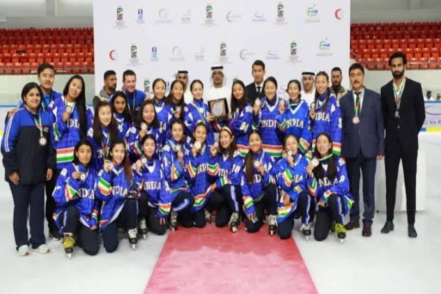 Indian Women’s Ice Hockey Team Wins Bronze at IIHF Asia Cup