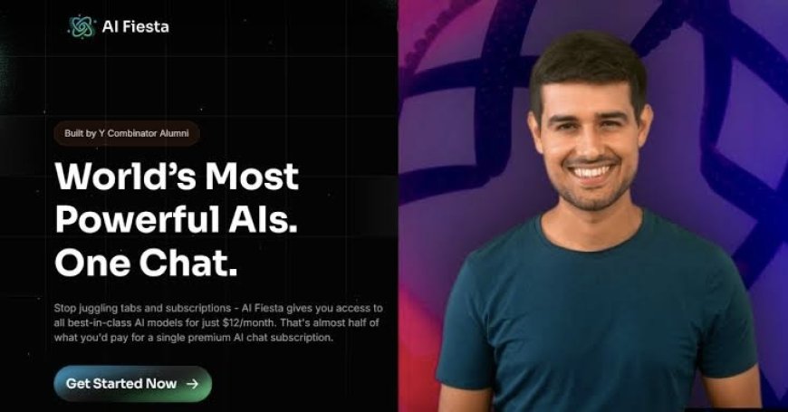 Dhruv Rathee just launched an AI startup called AI Fiesta.