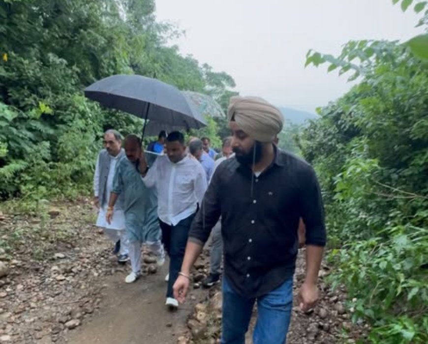 Deputy Chief Minister Visits Cloudburst Affected Areas in Kathua