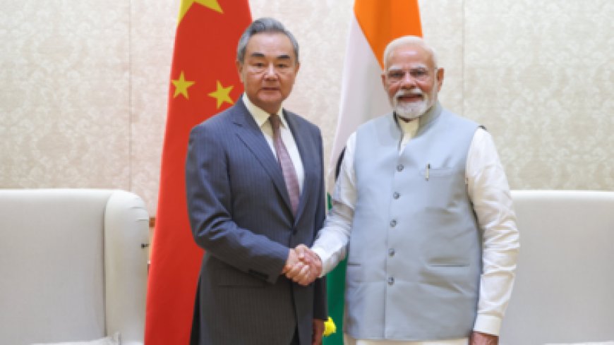 PM Modi Meets Chinese Foreign Minister Wang Yi in Delhi, Stresses Steady Progress in Bilateral Ties